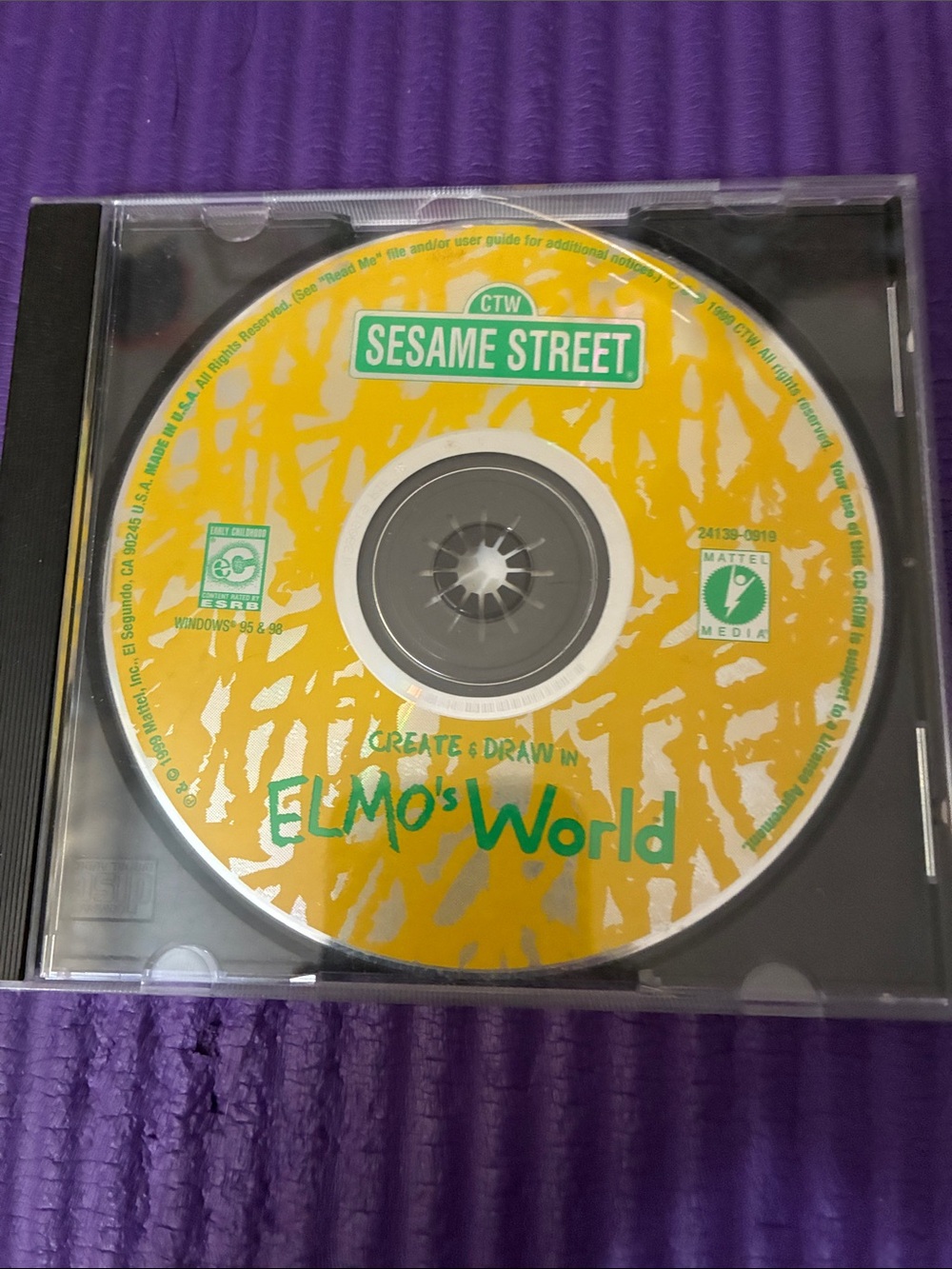 Sesame Street Elmo's World Create & Draw CD-ROM